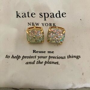 Kate Spade Iridescent Opal Stud Fashion Earrings